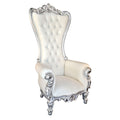 Throne Baroque Lounge Chair Gold Leaf Furniture