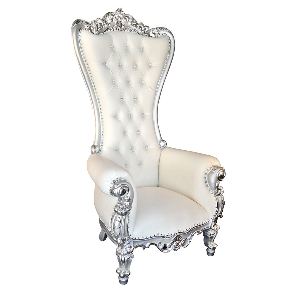 Throne Baroque Lounge Chair Gold Leaf Furniture