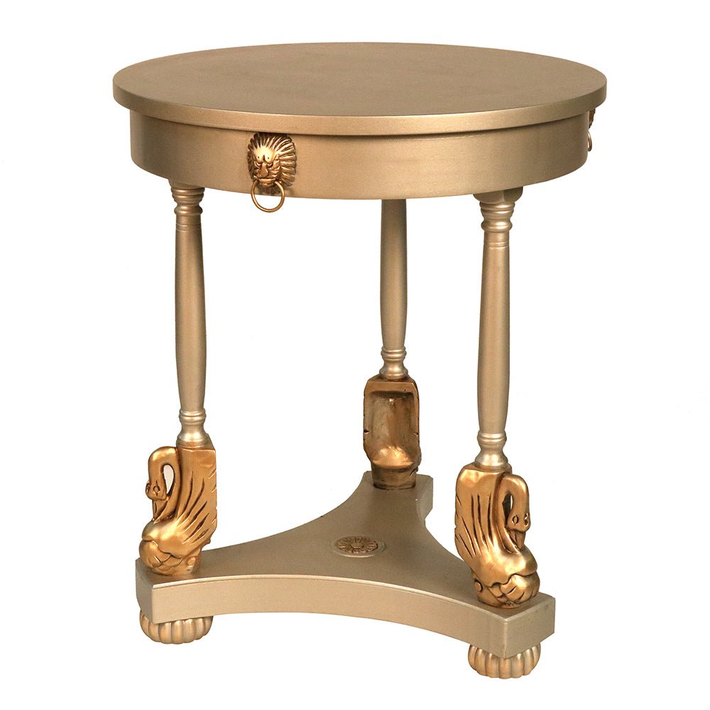 Swan Leg Accent Table Furniture S1033AT - 1_S1033AT-2