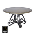 T - Malibu Iron Base Round Table_S066TWT_1
