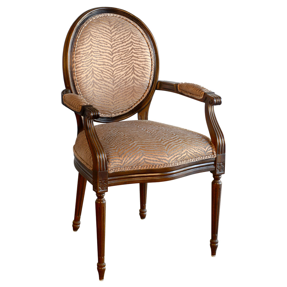 Louis XVI Accent Arm Dining Chair