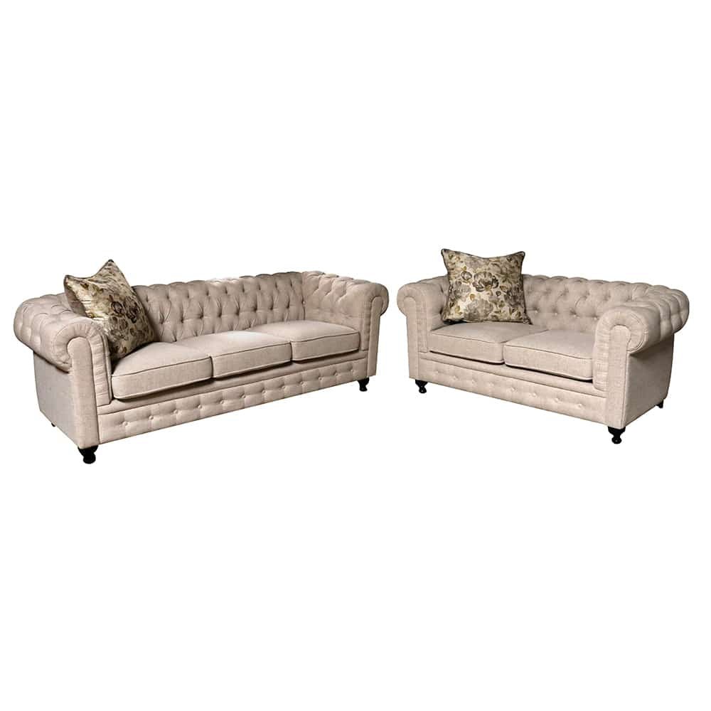 The Evana Tufted Sofa Loveseat Furniture Set_T57SofaSet-2