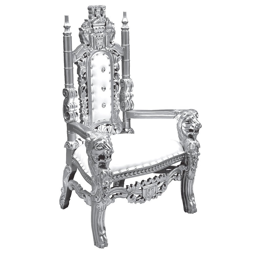 Throne King Junior Lounge Chair White Furniture_S281LC-2_2