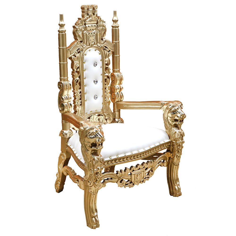 Throne King Junior Lounge Chair White Furniture_S281LC-3_3