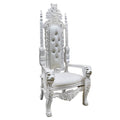 Throne King Lounge Chair White Furniture — 1