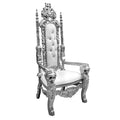 Throne King Lounge Chair White Furniture — 3