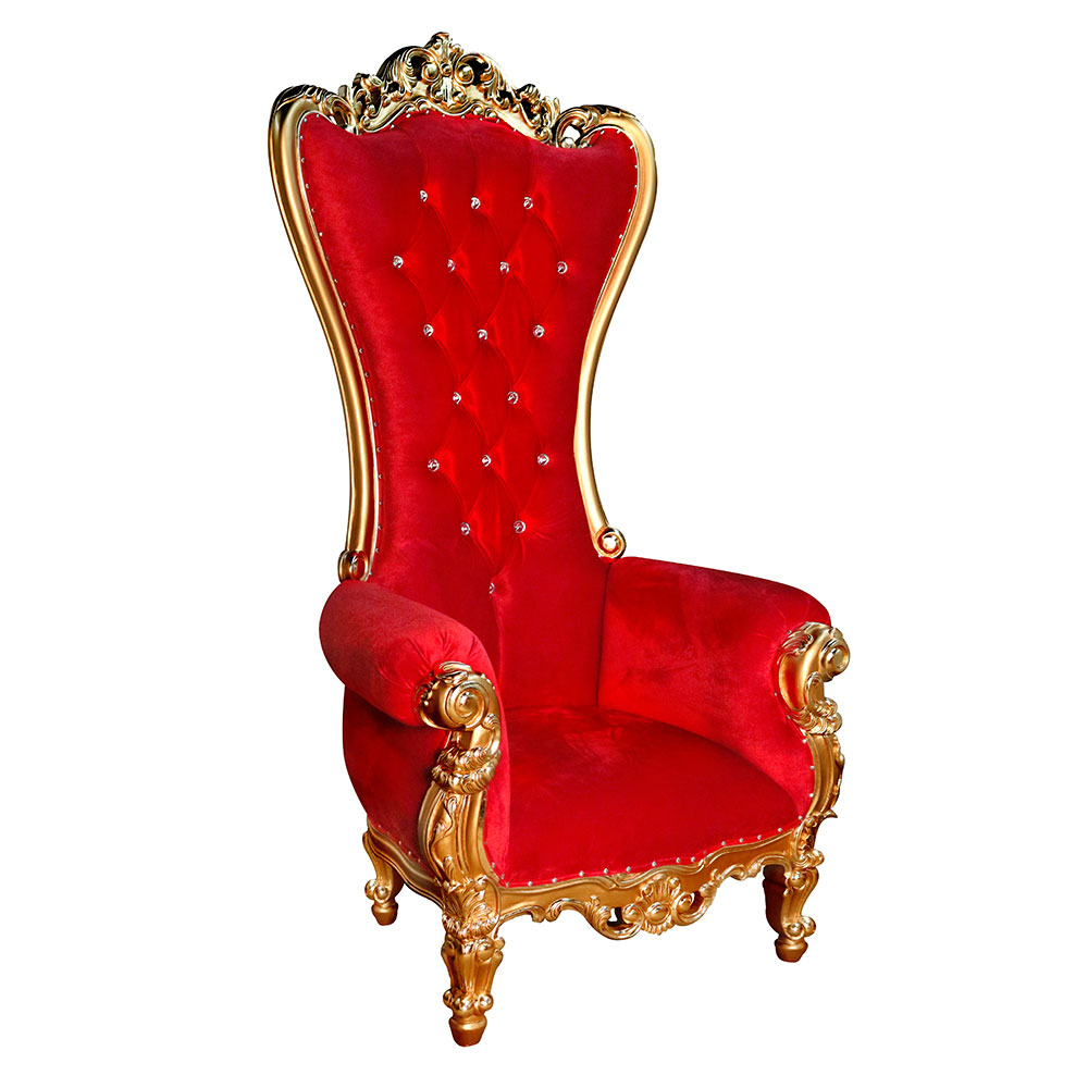 Queen's Baroque Throne Lounge Chair