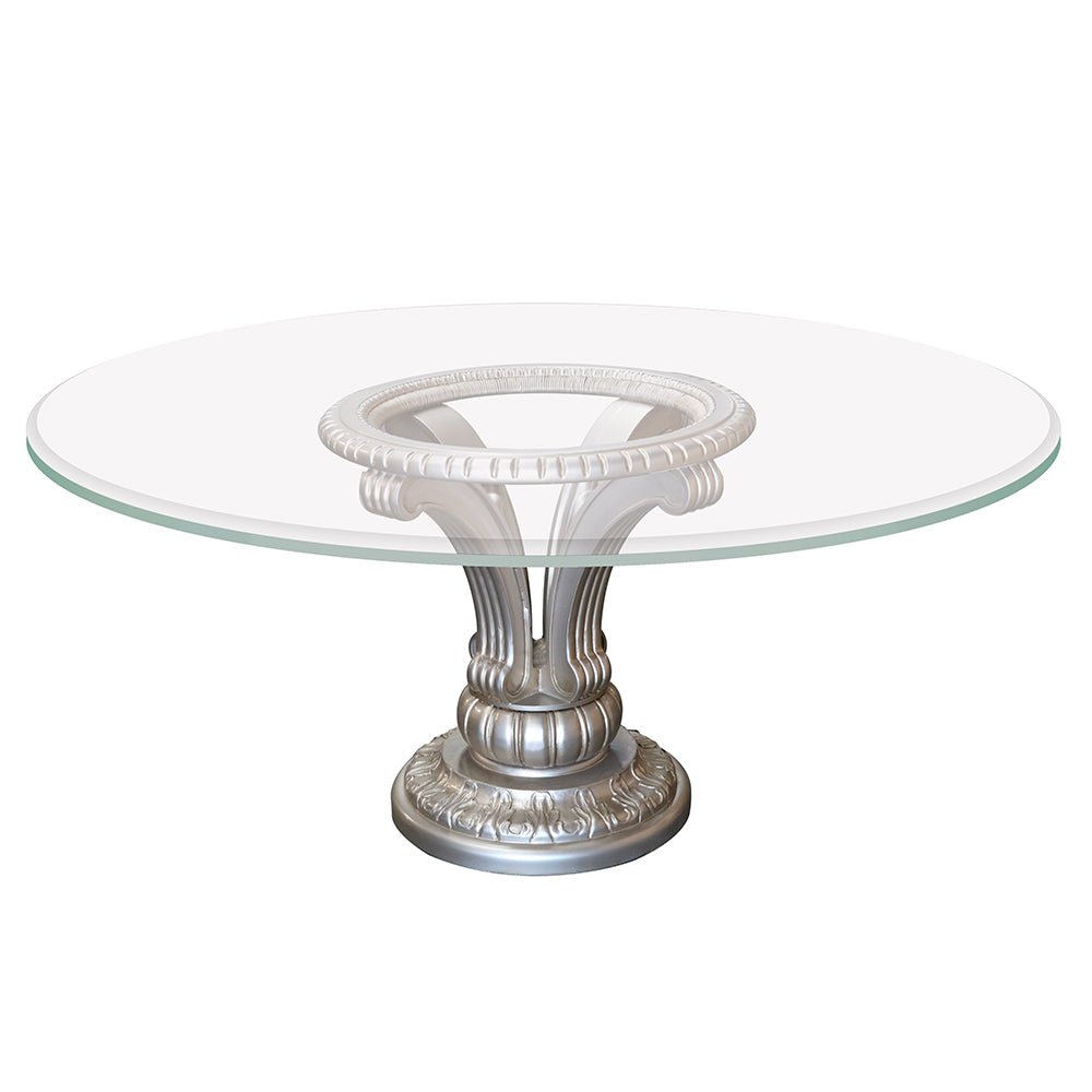 Tulip Round Glass Top Dining Table_S081T-1_1
