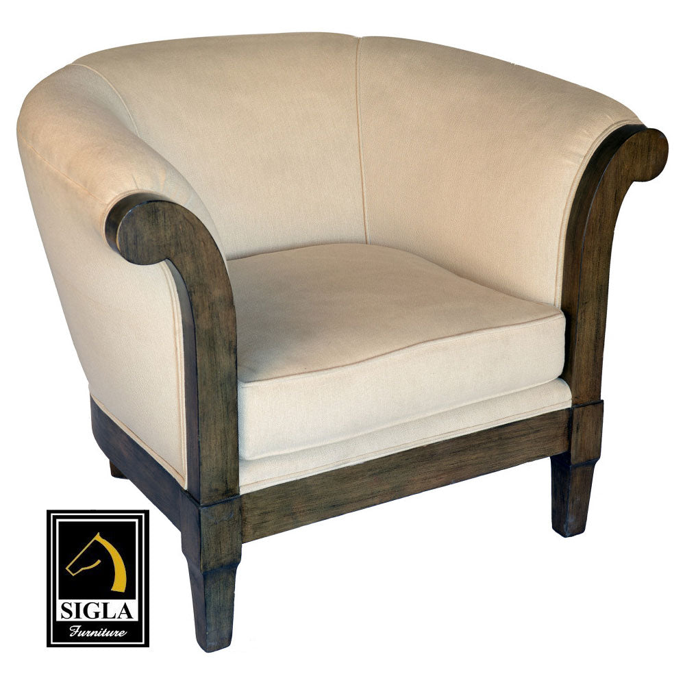 Napoli Squared Leg Lounge Chair Furniture S470LC-1