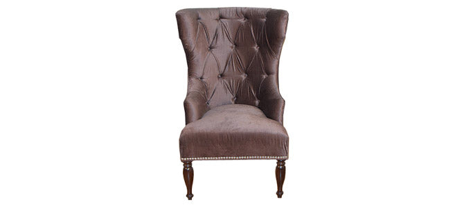 Tufted Wing Library Accent Chair Two T53A-2
