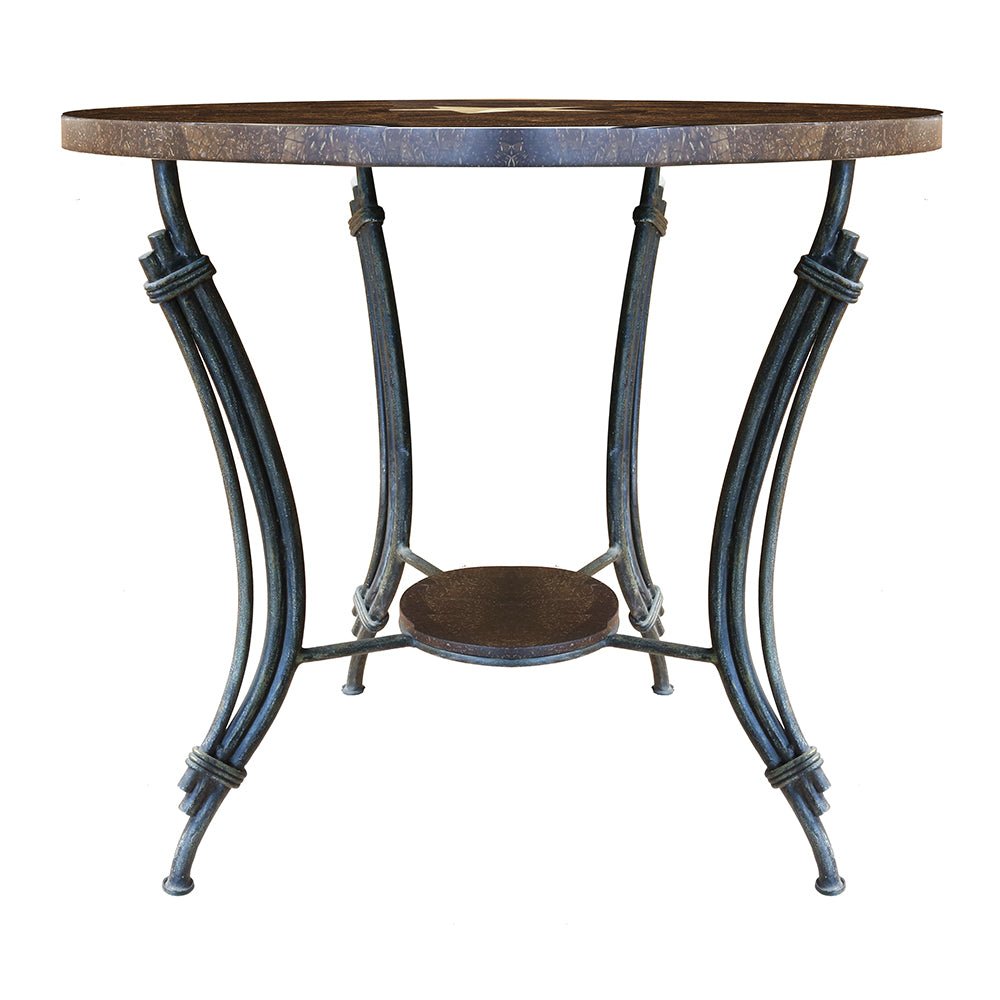 Zinat Transitional Round Metal Accent Table_S1013AT_1