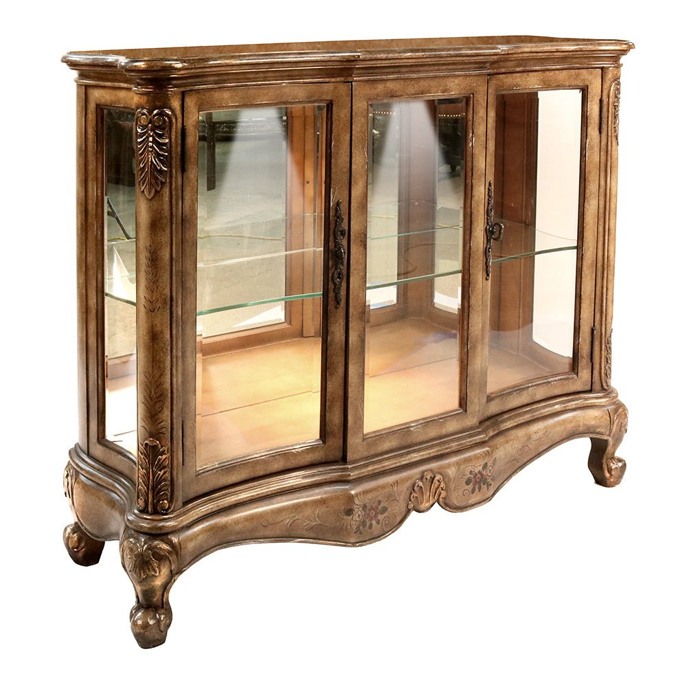 Zurich Louis XIV Traditional Display Case Curio_S1220DC-1_1